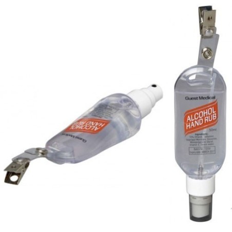 Alcohol Hand Rub 50ml ‘Tottle’ Personal Dispenser With Belt Clip (Case Of 50)