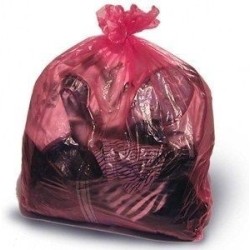 Edit: Red Soluble Strip Laundry Bags Large