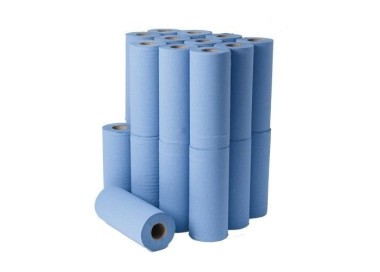 Hygiene Roll Recycled 2 Ply Blue