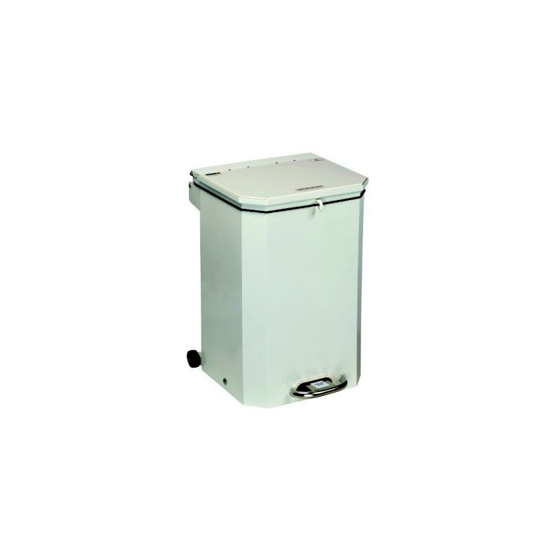 Bins and sack holders for clinical environments such as hospitals and other healthcare settings where the safe disposal of potentially hazardous waste is necessary.